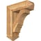 Ekena Millwork Balboa Arts and Crafts Rough Sawn Bracket w/ Offset Brace, Western Red Cedar, 8"W x 24"D x 28"H BKT0806X24X28BOA03RWR - alternate 1